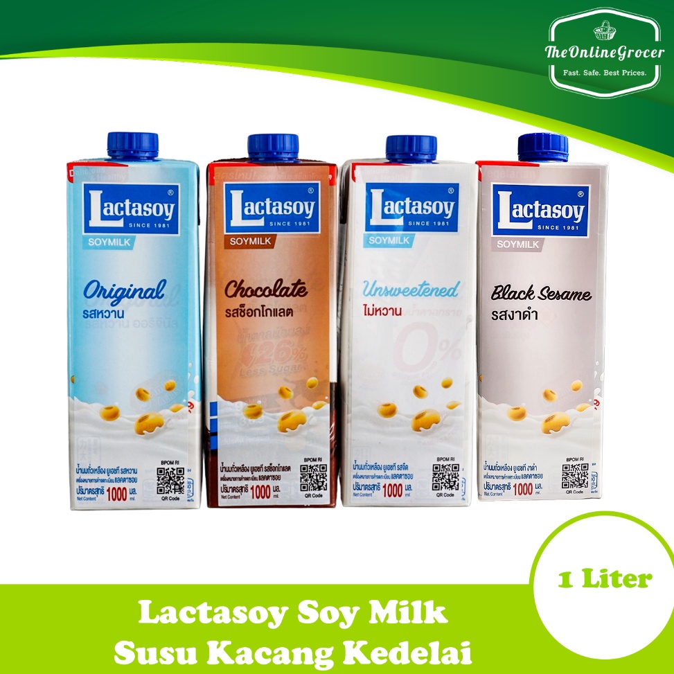 

[COD JA83] Lactasoy Soy Milk 1L – Susu Kedelai Readystock ⌒ )