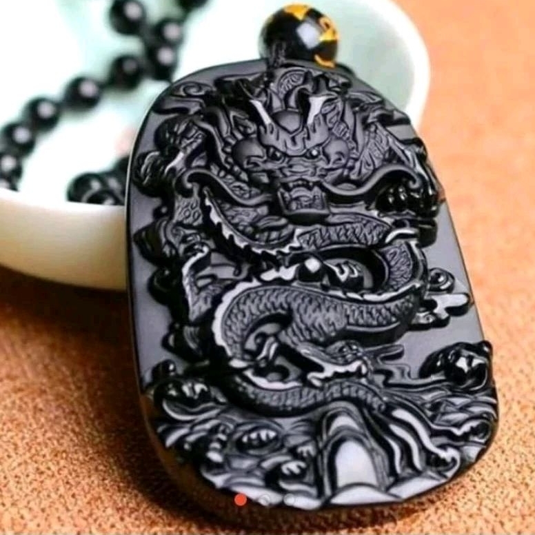 KALUNG BATU GIOK HITAM,BONUS 1 PCS GELANG TERAPI BIO MAGNETIC