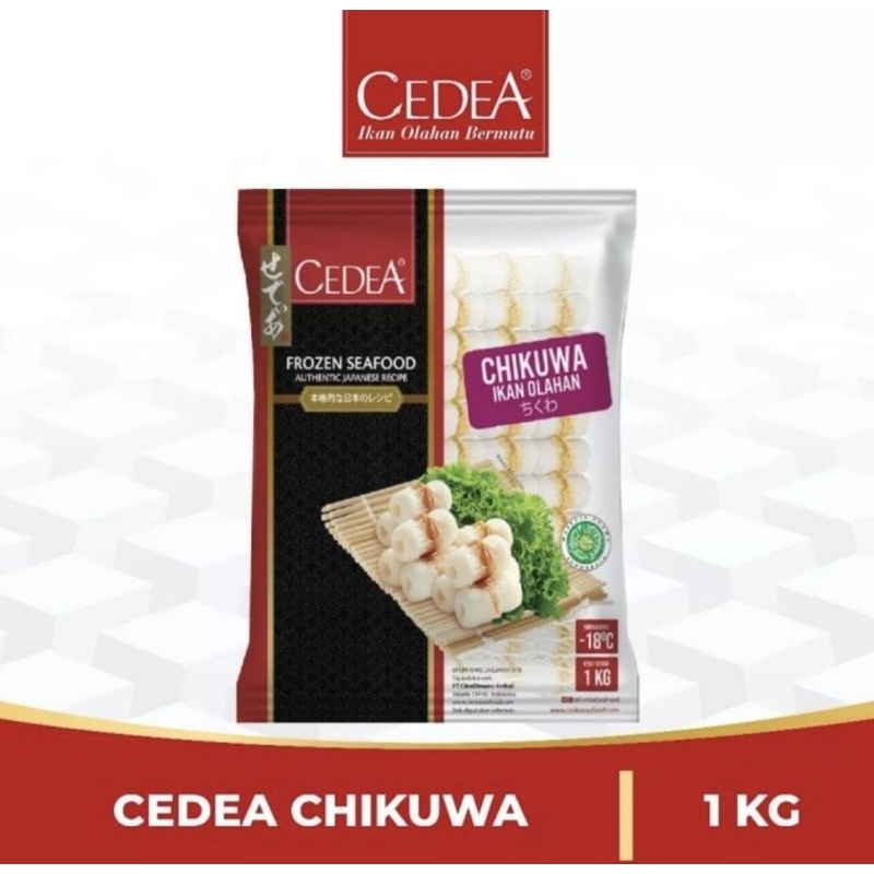 

cedea chikuwa mini 1 kg / olahan ikan seafood / tomyum tom yum shabu suki