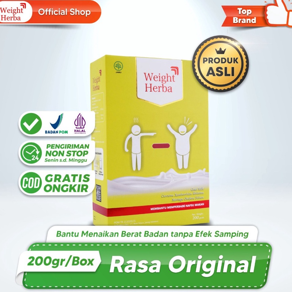 

[KODE PRODUK JNKNJ7292] Weight Herba - Susu Penggemuk No.1 di Indonesia