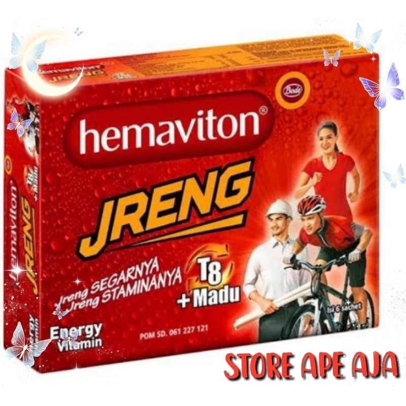 

HEMAVITON JRENG [ 3,8gr X 6 Sachet ]