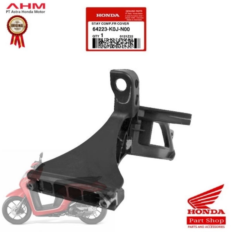 64223-K0J-N00 Stay Comp Dudukan Tameng lampu Depan Honda Genio