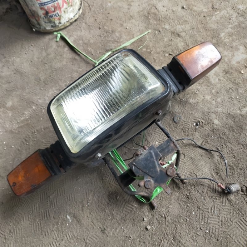 LAMPU Depan Set Breket Pangkon Dan Leting Sein Depan Honda GL Max GL Pro Neotech Series Original Bek