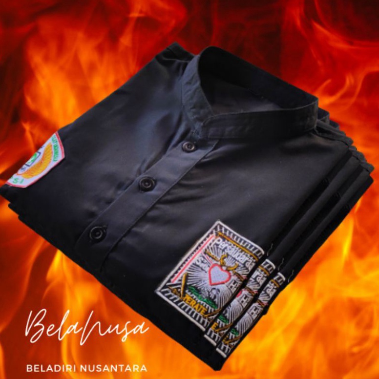 [✈O28@] Sakral Siswa PSHT - Seragam Pencak Silat PSHT - Baju Celana PSHT Kancing Dijamin Ori