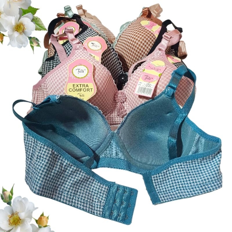 Bra BH TELI Cup Besar BH Busa tanpa kawat