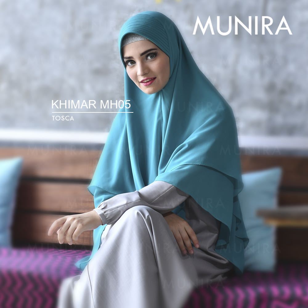 Munira MH05 Khimar Pet Ceruty Premium