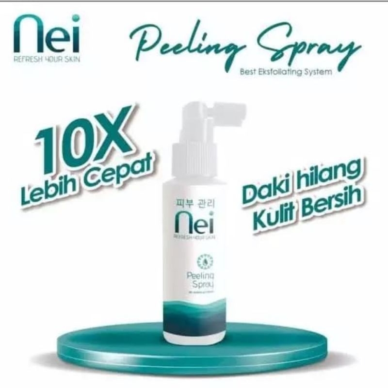 Nei Peeling Spray Penghilang Daki Membandel Di Tubuh Peeling Spray Badan Perontok Pembersih Penghila
