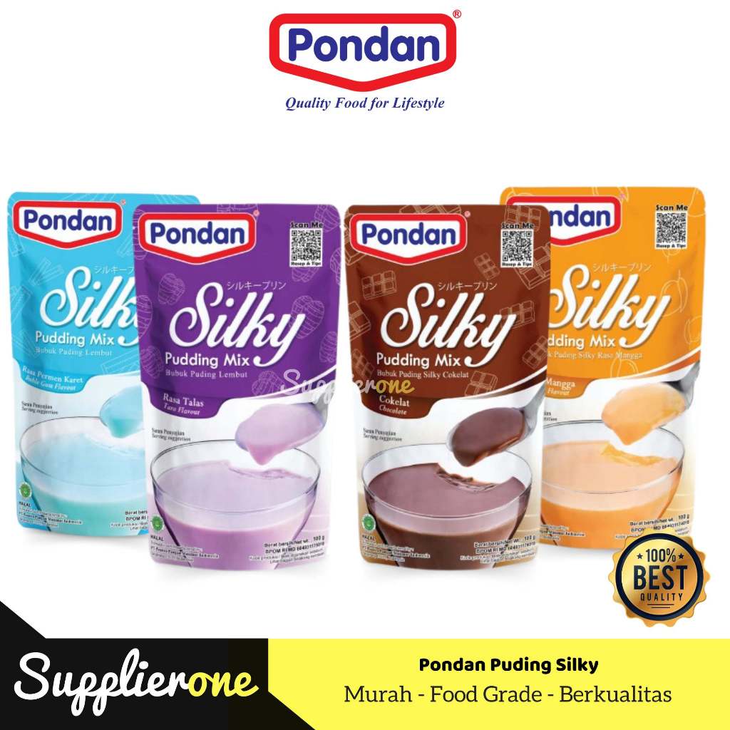 

Pondan Puding Silky / Puding Silky / Pudding Silky / Bubuk Puding / Puding Pondan / Pondan Puding Mangga / Puding Pondan Coklat