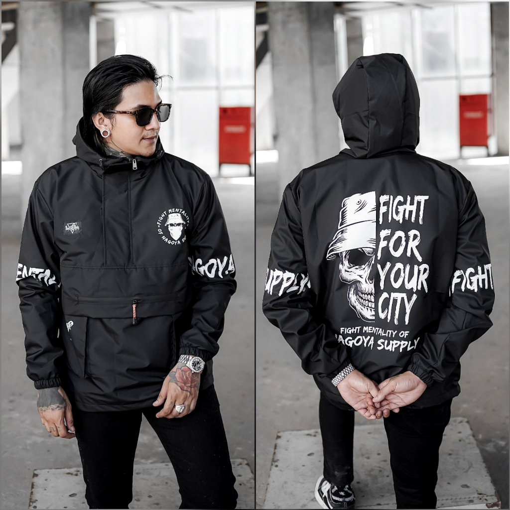 Jaket Parasut Cagoule Original Nagoya - Jaket Windbreaker Distro