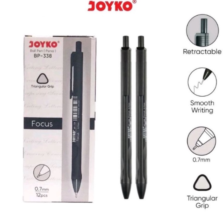 

☍Ready stock➶ (12pcs) PULPEN JOYKO VOCUS BP 338 / PEN LANCIP JOYKO 0.7MM M95
