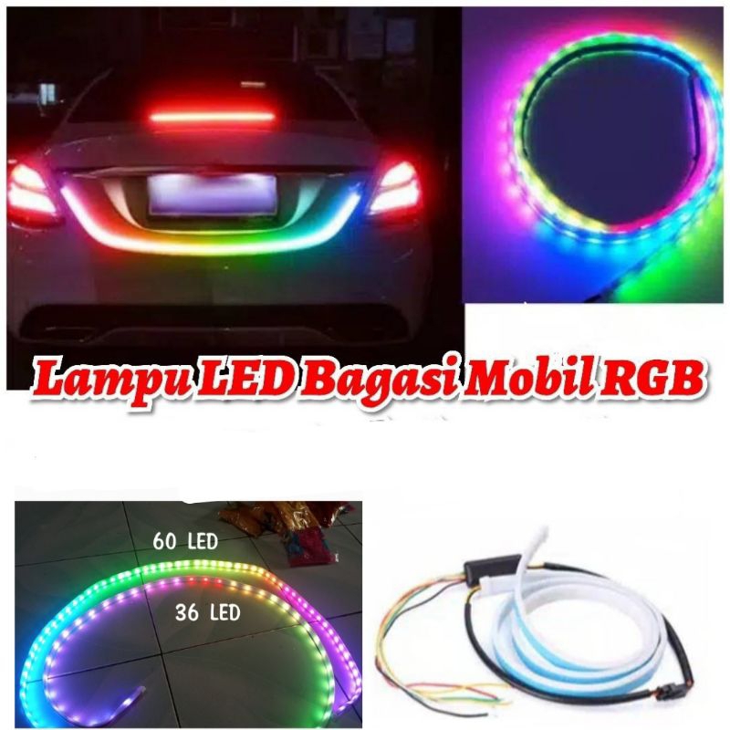 Lampu LED BAGASI mobil RGB 120cm 12v