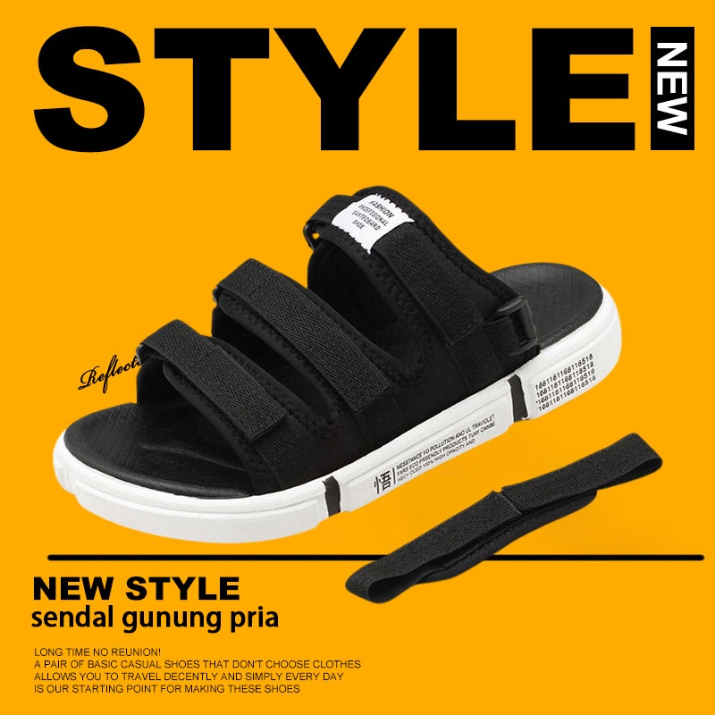 SANDAL FASHION PRIA DEWASA / SANDAL OUTDOOR TALI PRIA SELOP / SANDAL CASUAL KEKINIAN FASHION SIZE 39
