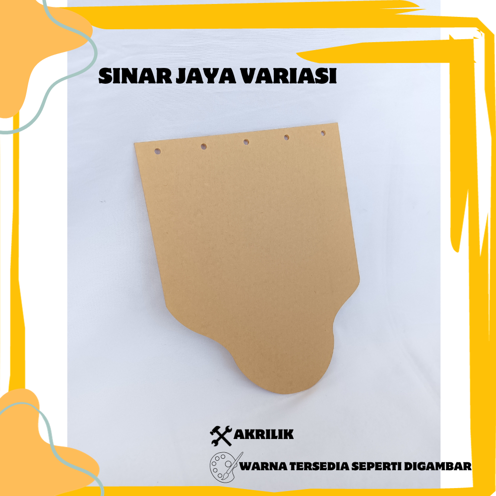 MUDFLAP AKRILIK BEAT STREET NEW 2020 -2023 BEAT NEW - BEAT DELUXE