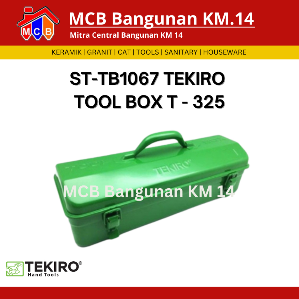 TEKIRO TOOL BOX BESI / BOX BESI PERKAKAS