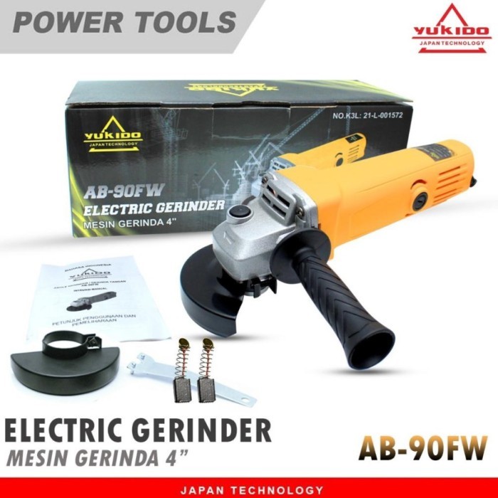 Mesin Gerinda Tangan 4" YUKIDO - Tekiro RYU Grinder Mesin Gerinda Tangan 4" Selepan Ryu