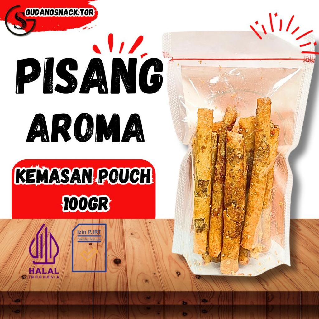 

KRISPY PISANG AROMA 100GR SNACK FOOD