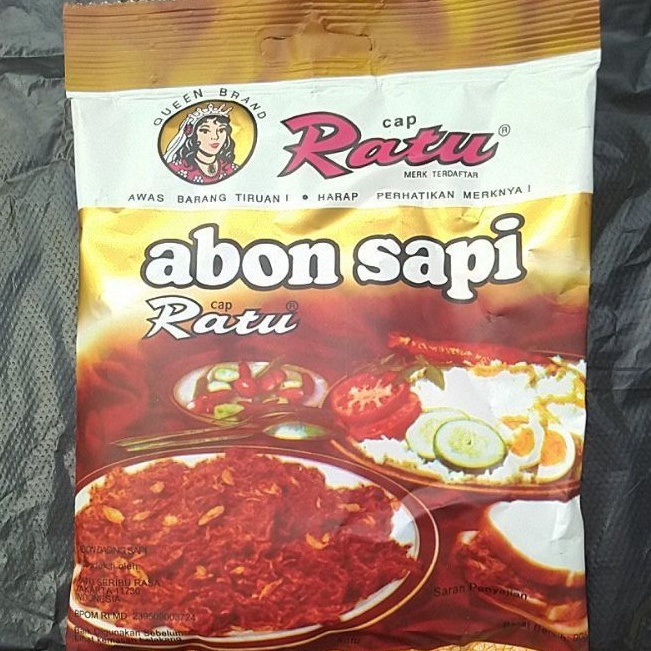 

[☮E66<] Abon Sapi Cap Ratu 90gr Serba Murah