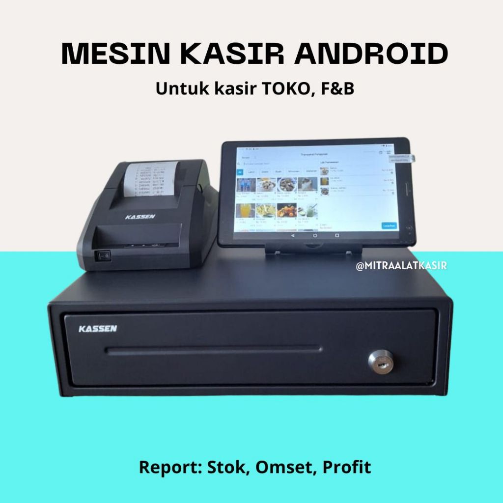 MESIN KASIR ANDROID UNTUK TOKO, CAFE, WARUNG