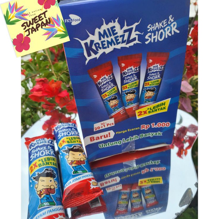 

[KODE GZLAQ] PROMO!!!!! MIE KREMES SHORR TERBARU ECERAN 1000 ISI 20+1
