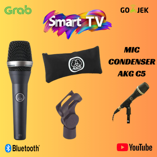 MIC CONDENSER AKG C5 / C 5 / C-5 VOCAL MICROPHONE BODYMETAL RESMI AKG