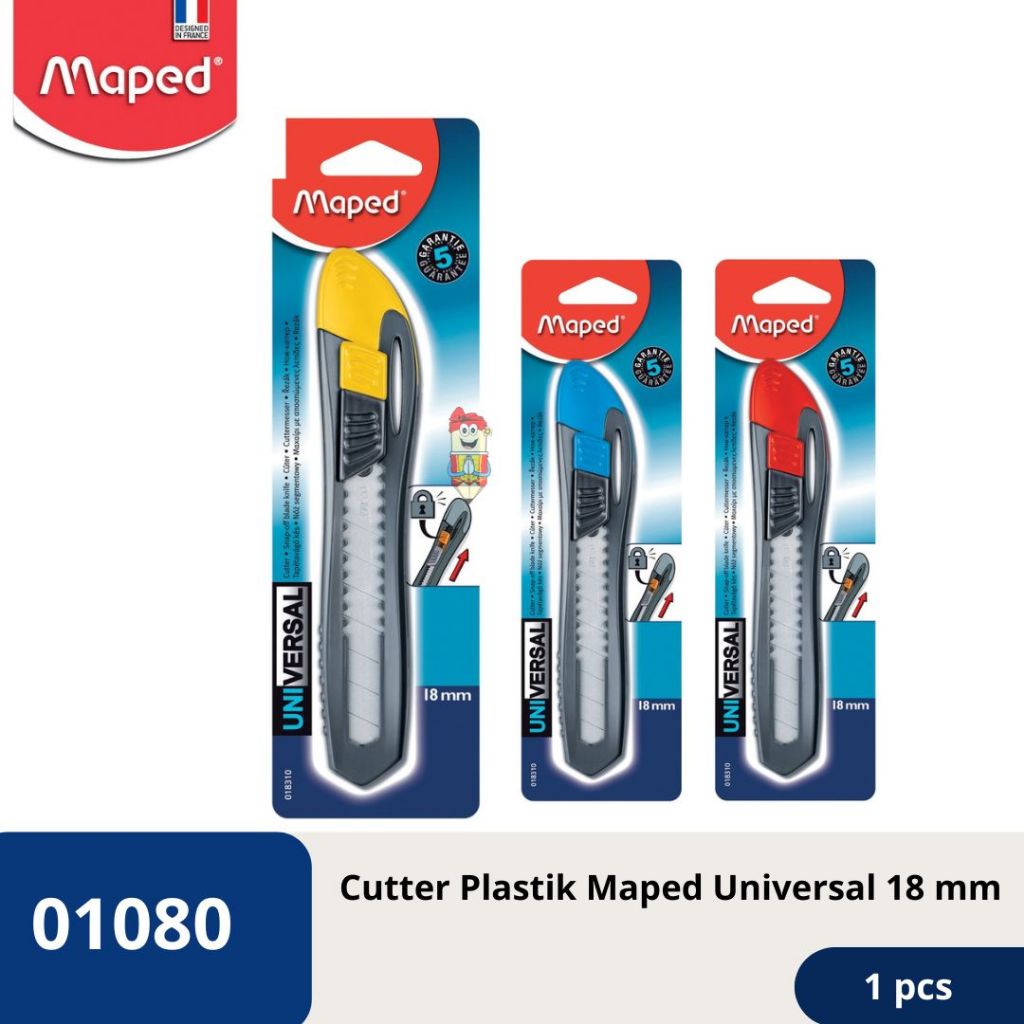

Cutter Plastik Maped Universal 18 mm