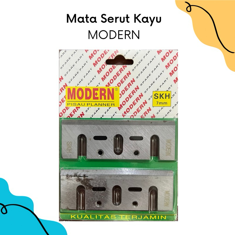 Modern Planer Blade SKH 7mm | Modern Mata Serut Kayu SKH 7mm | Modern Mata Planer Berkualitas | Mata