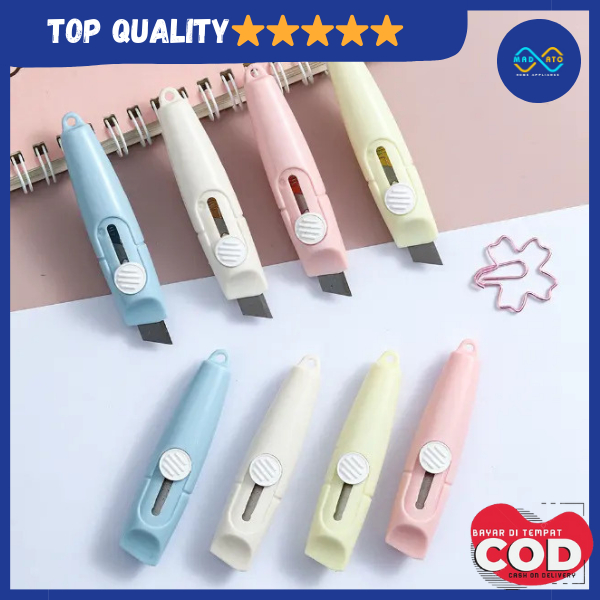 

Cutter Mini bentuk Peluit Seruling Karakter Tajam Cutter Mini Travelling Pemotong Kertas SERBAGUNA