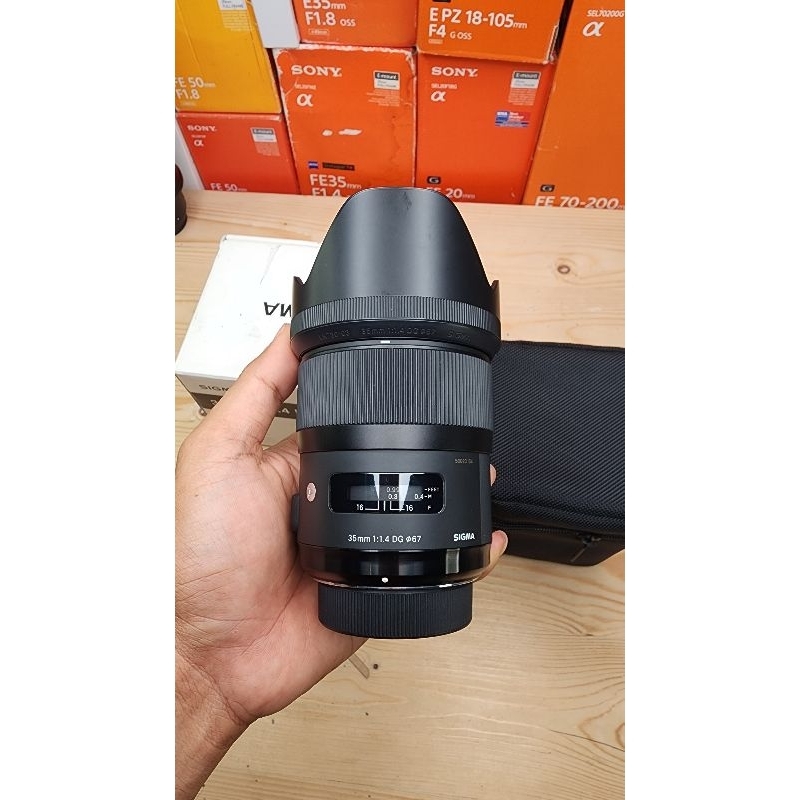 Lensa Sigma art 35mm nikon f/1.4 DG