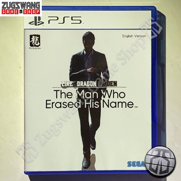 LIKE A DRAGON GAIDEN THE MAN WHO ERASED HIS NAME yakuza kaset game bd ps5 playstation ps 5 bekas 2nd