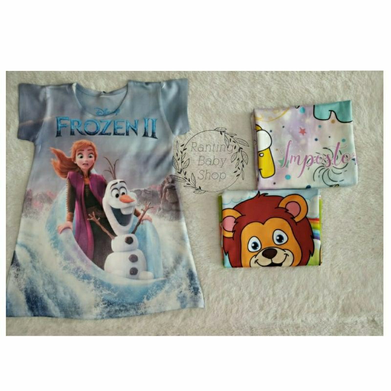 DRESS ANAK SCUBA / DRESS SCUBA ANAK IMPORT