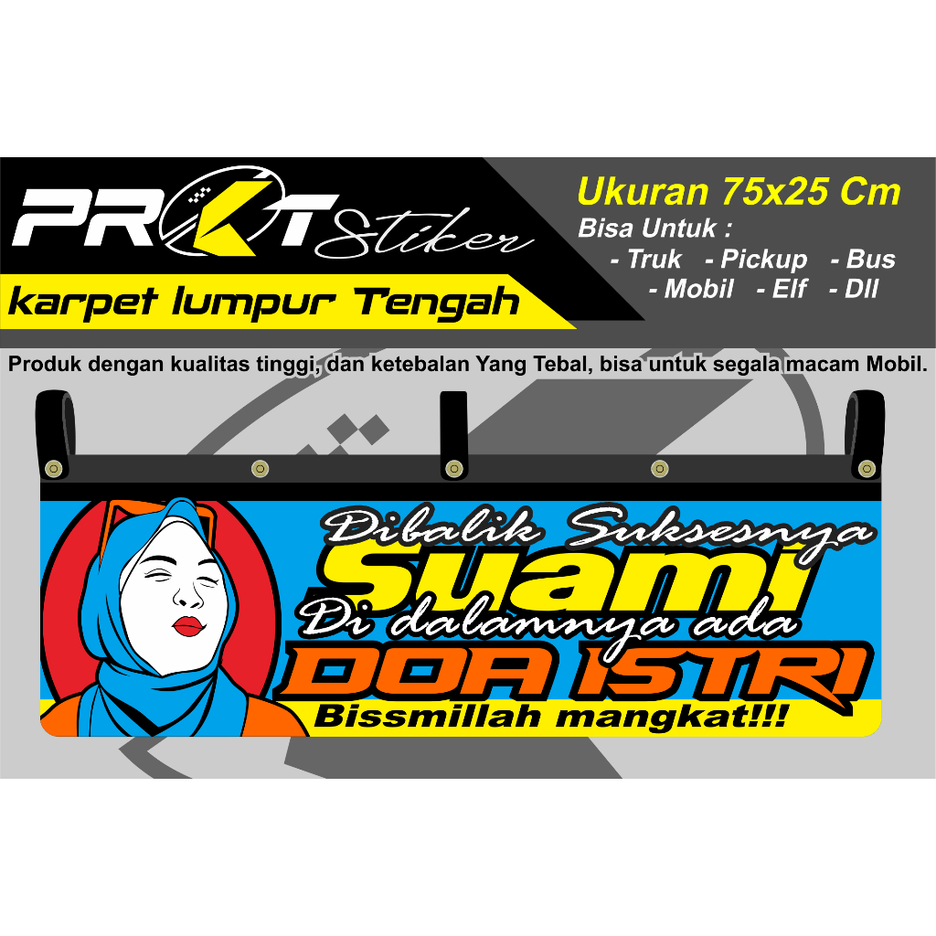 Senter_Ajaib Karpet Kepet Karet Lumpur (L300, Truck, Bus, Travel, Grandmax, Carry, Traga, Pick Up,