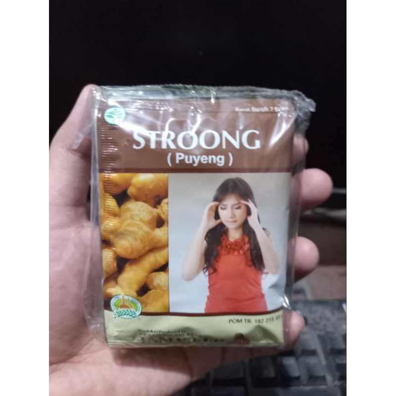 

Jamu stroong Leo meredakan sakit kepala dan meriang isi 10 sachet