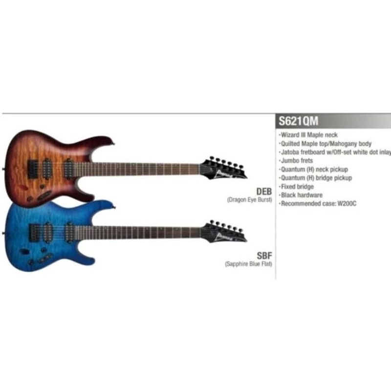 body Ibanez S621QM original BNOB