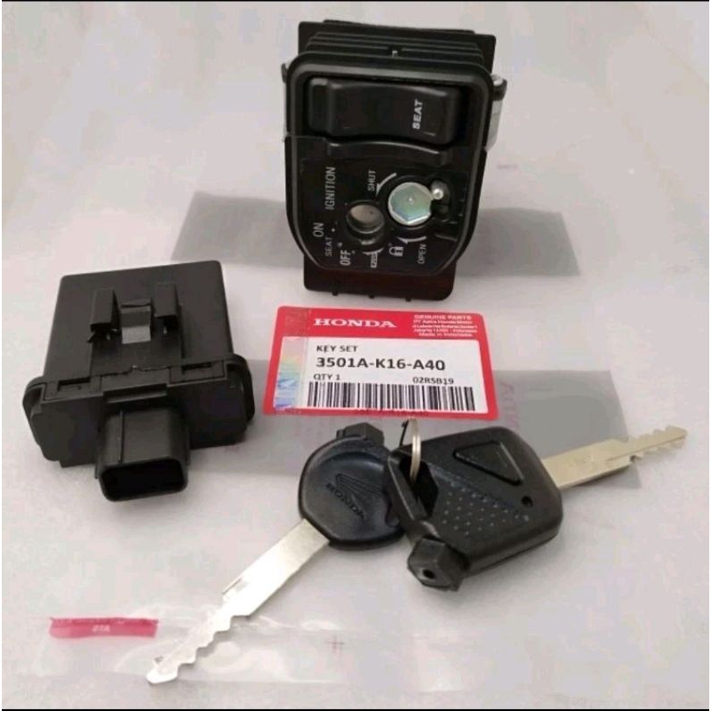 kunci kontak + remote vario 150 / scoopy donat