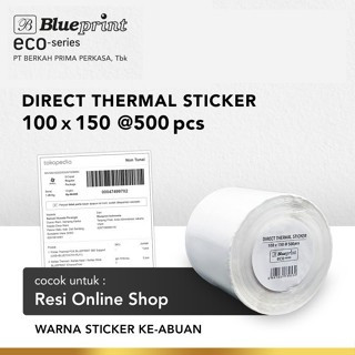 

BLUEPRINT PAPER STICKER THERMAL [100X150 MM] @500 PCS