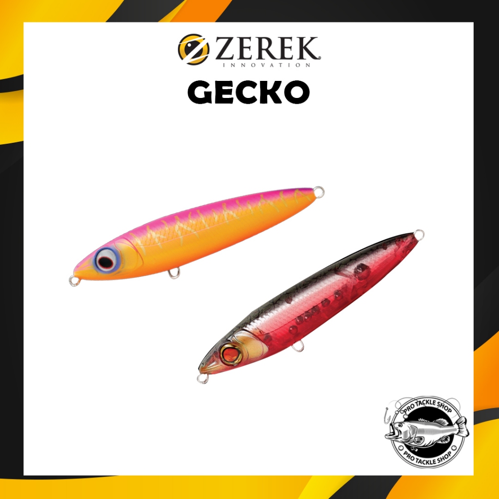 ZEREK Lure Casting GECKO 115MM/29G Top Water Action WTD