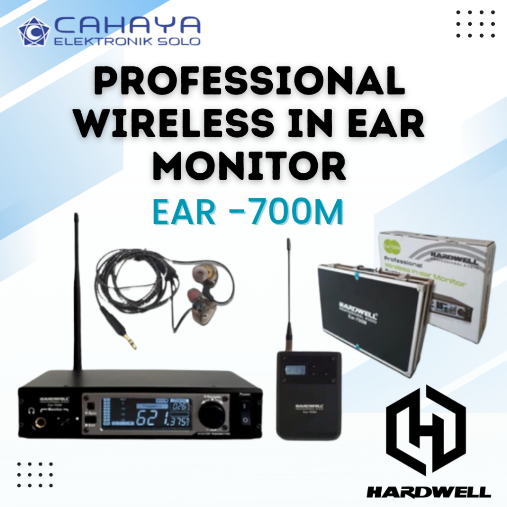 EAR Monitor Wireless Hardwell EAR 700M Telinga Earphone original Ear700m EAR 700m Panggung Penyanyi 