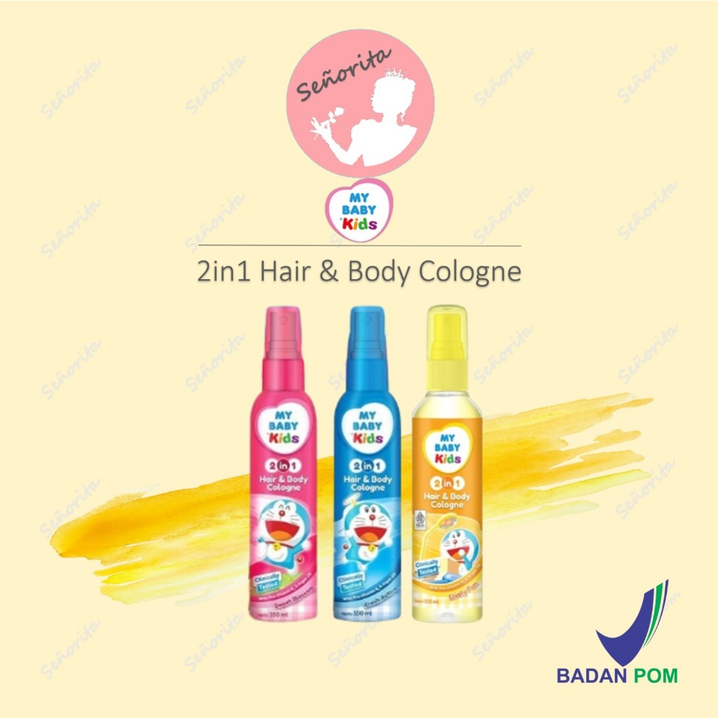 MY BABY KIDS 2in1 Hair & Body Cologne Doraemon 100ml