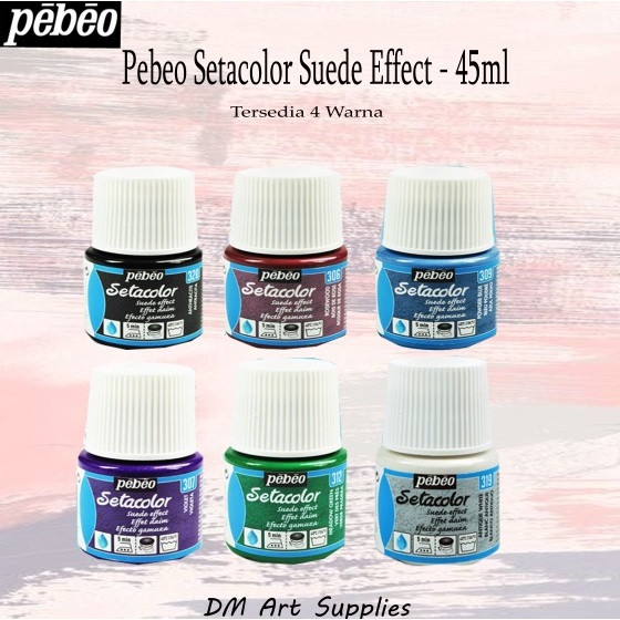 

Cat Tekstil Pebeo Setacolor Suede Effect Paint For Fabric Kain 45ml