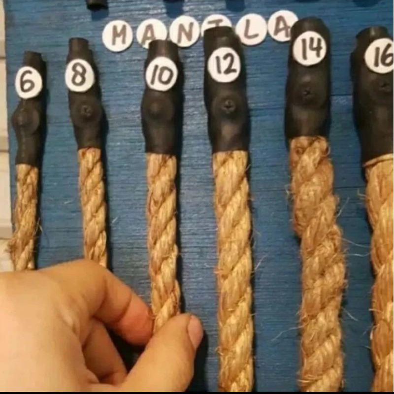 

8mm Tali Manila Tali Tarik Tambang Tali Kapal Tali Dadung Tali Rami