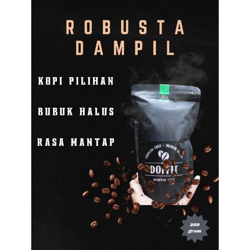 

Kopi Rosbusta Dampil 500gram bisa pilih bubuk dan biji