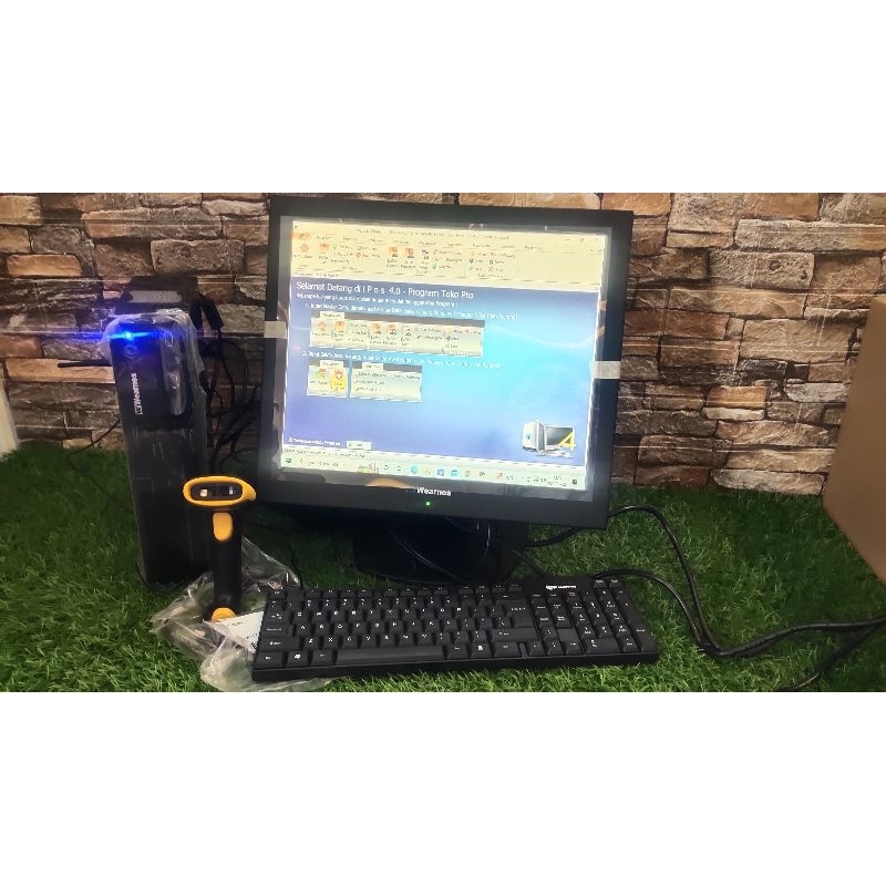 PC KASIR KOMPLIT WEARNES IPOS4 SACNER BARCODE  New Bergaransi 1 Tahun