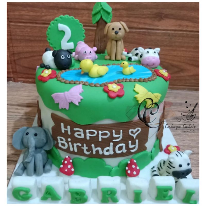 

Animal Cake / Kue Ulang Tahun Peternakan / Kue Ultah Hewan