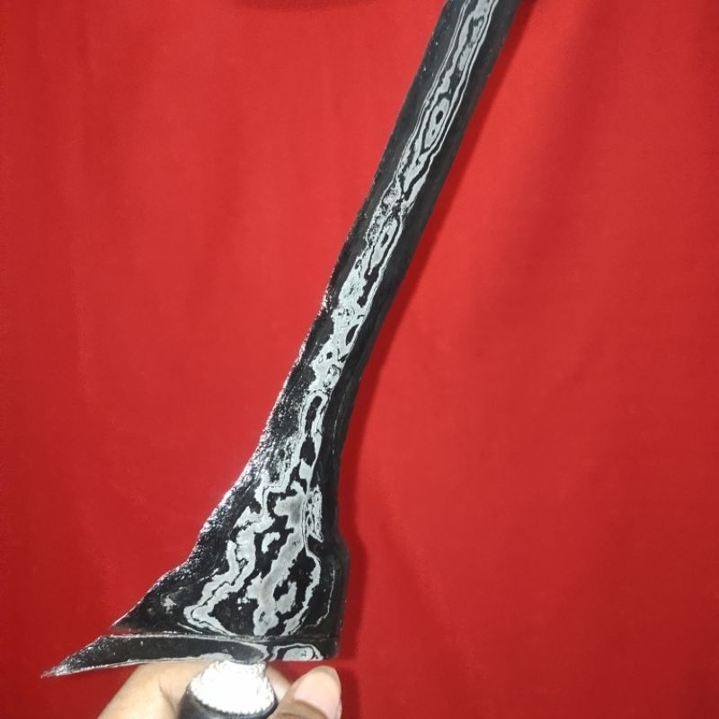 Keris sepuh/kuno pamor mlinjon langka era kerajaan pajajaran abad XII