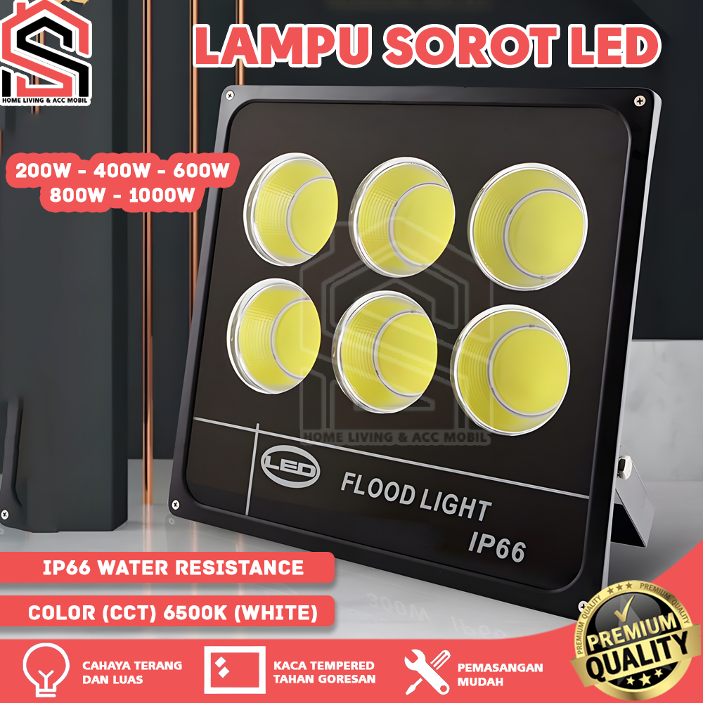 Lampu Sorot LED 1000W Tembak Outdoor Jalan / Lampu Sorot LED Lapangan Reklame Outdoor Sorot