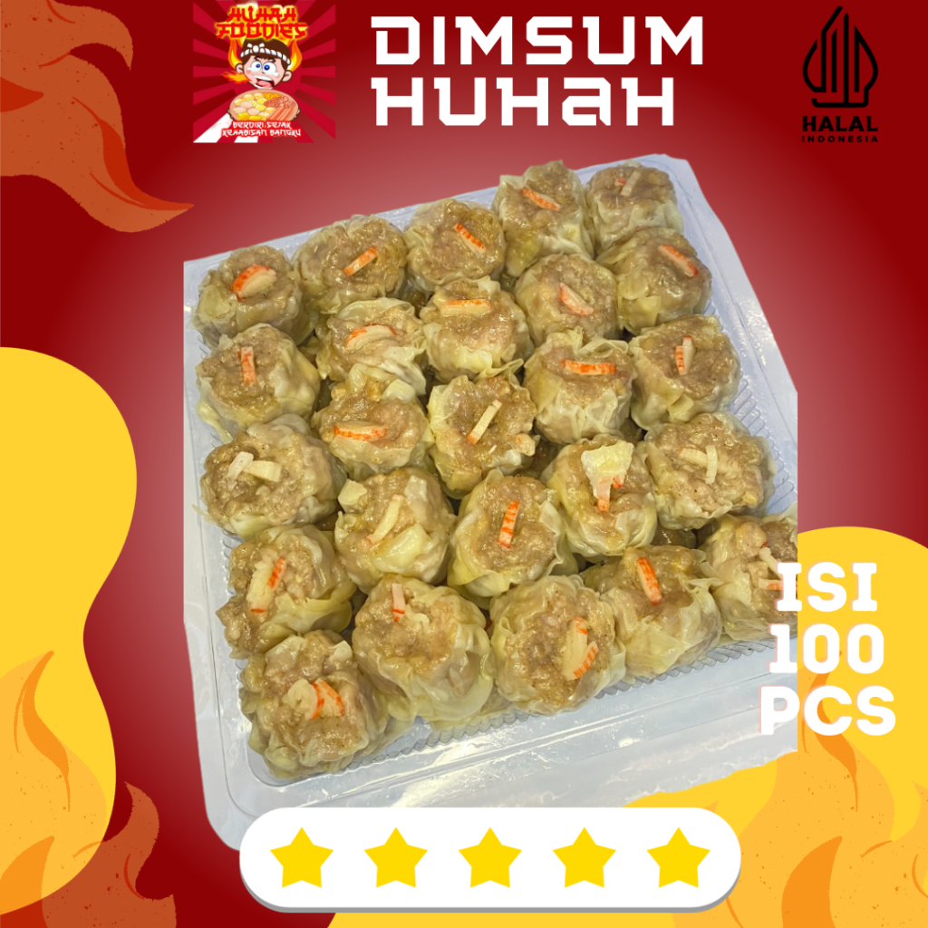 

Dimsum Crabstick Halal isi 100 Pcs | Makanan Siap Saji Frozen Food