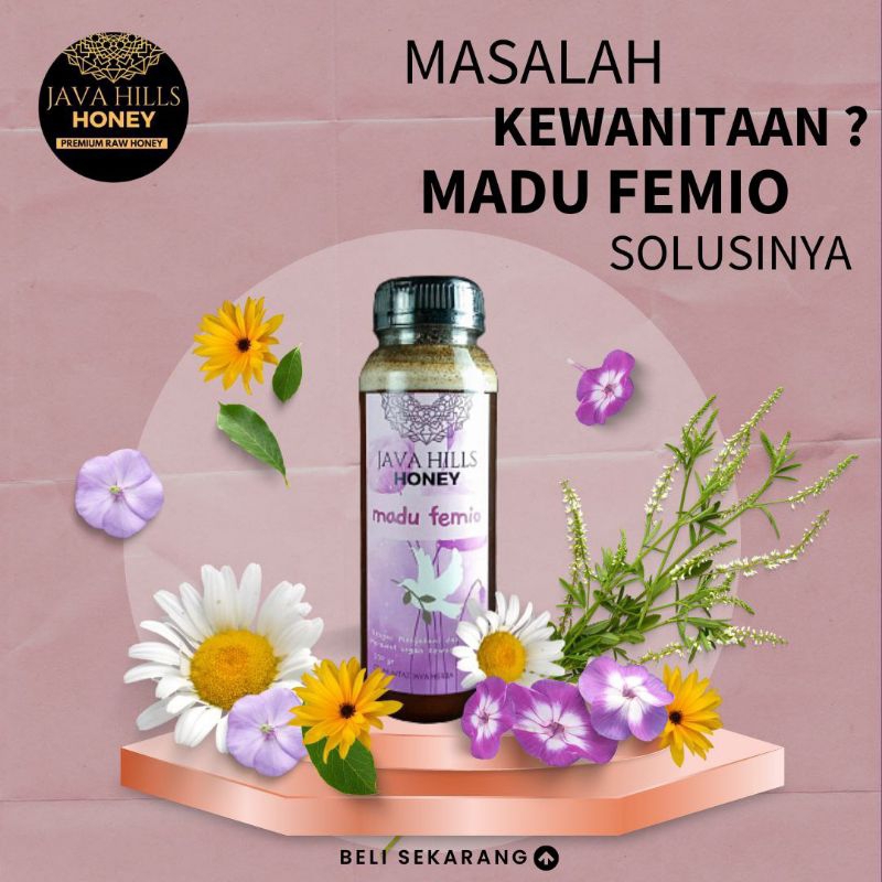 

Madu Murni Asli Herbal Premium by Java Hills Madu Femio Obat Pelancar Haid Vitamin Kesehatan Wanita