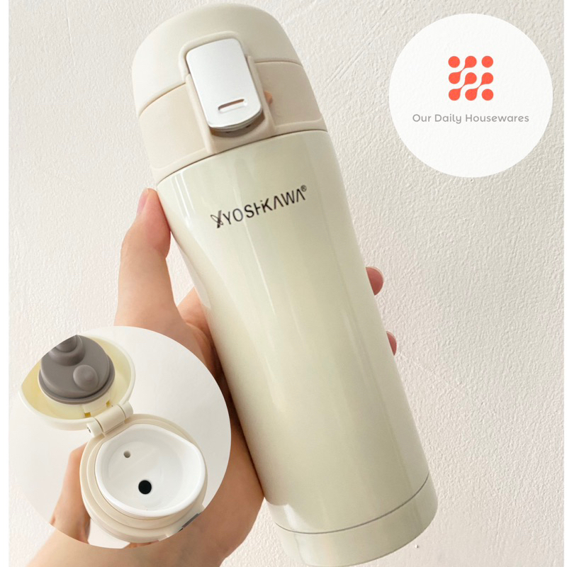 Termos/Tumbler Botol minum stainless Yoshikawa 320ml KD-8093