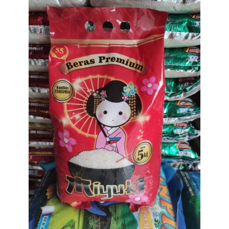 

Beras Premium Miyuki Pandan Wangi 5 Kg