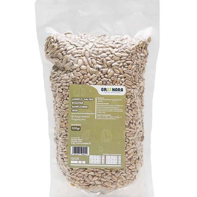 

Stock Banyak Lightly Salted Roasted Sunflower Seed 500gr / Kuaci Kupas ➲➛☆